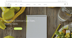 Desktop Screenshot of healthyhabits.co.za