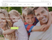 Tablet Screenshot of healthyhabits.co.za